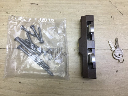 ABUS Dachfenster-Zusatzschloss DF88, 11900, Braun, Dachfenstersicherung, I33105