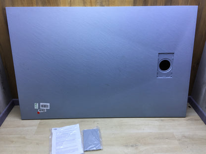 Duschwanne aus SMC 140 x 90 x 2,6 cm rechteckig grau I27303