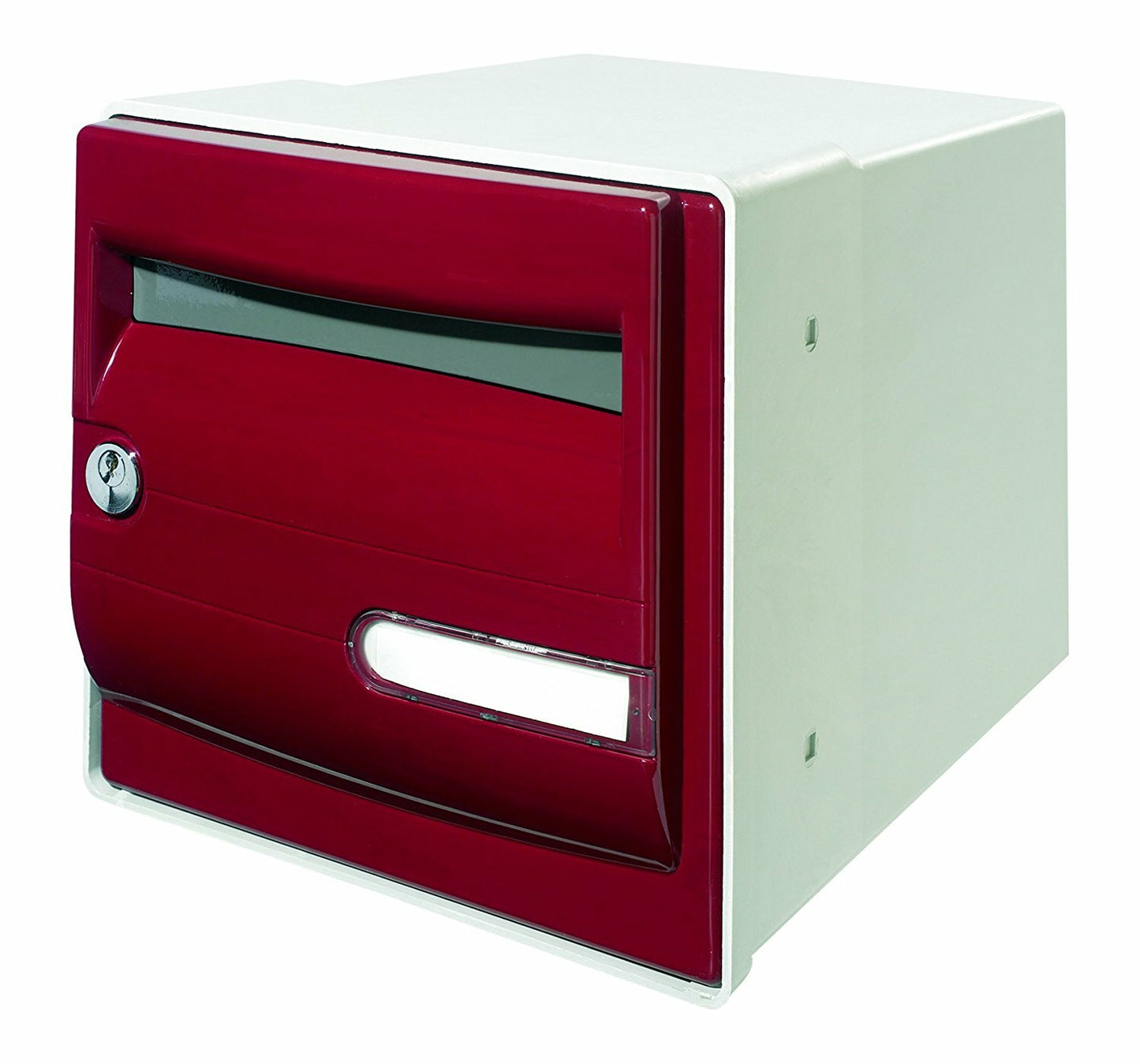 Briefkasten Coral 0811043  mit Tür, außen rot, R02018