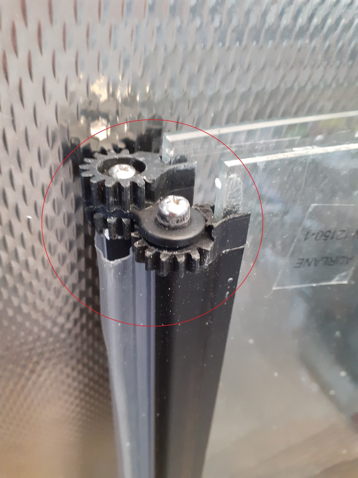 MARWELL BLACK LINES Badewannenaufsatz 125 x 140 cm 3-teilig faltbar I02972