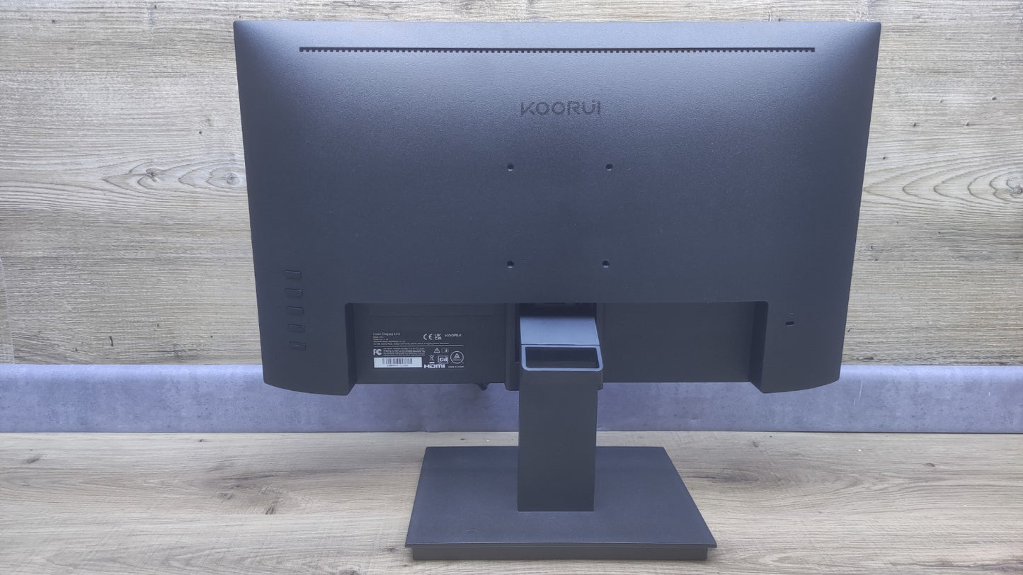 KOORUI 22N1 Monitor 22" FHD 1920x1080 HDMI VGA 75Hz 6ms Eye Comfort black 