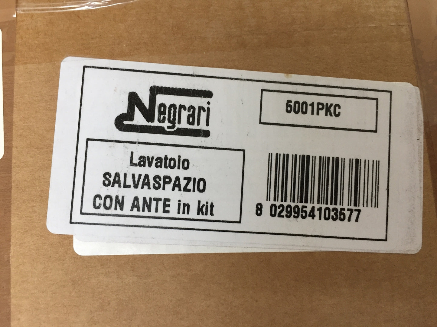 Negrari 5001PKC Spülbecken Weiß Größe 55 x 35 cm, I32863