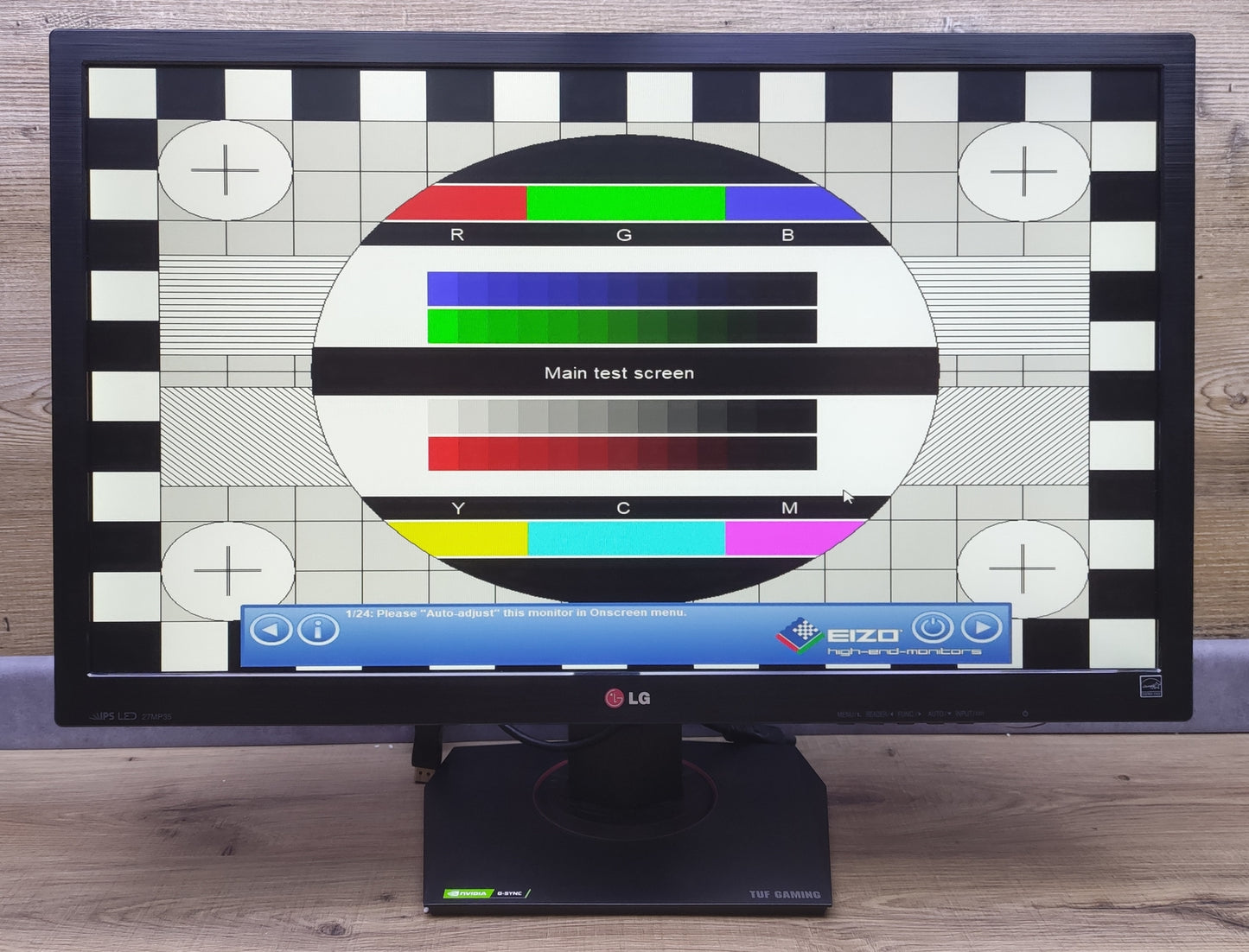 LG 27MP35HQ-B Monitor 27" FHD 1920x1080 IPS Panel HDMI VGA 60Hz 5ms (GtG)