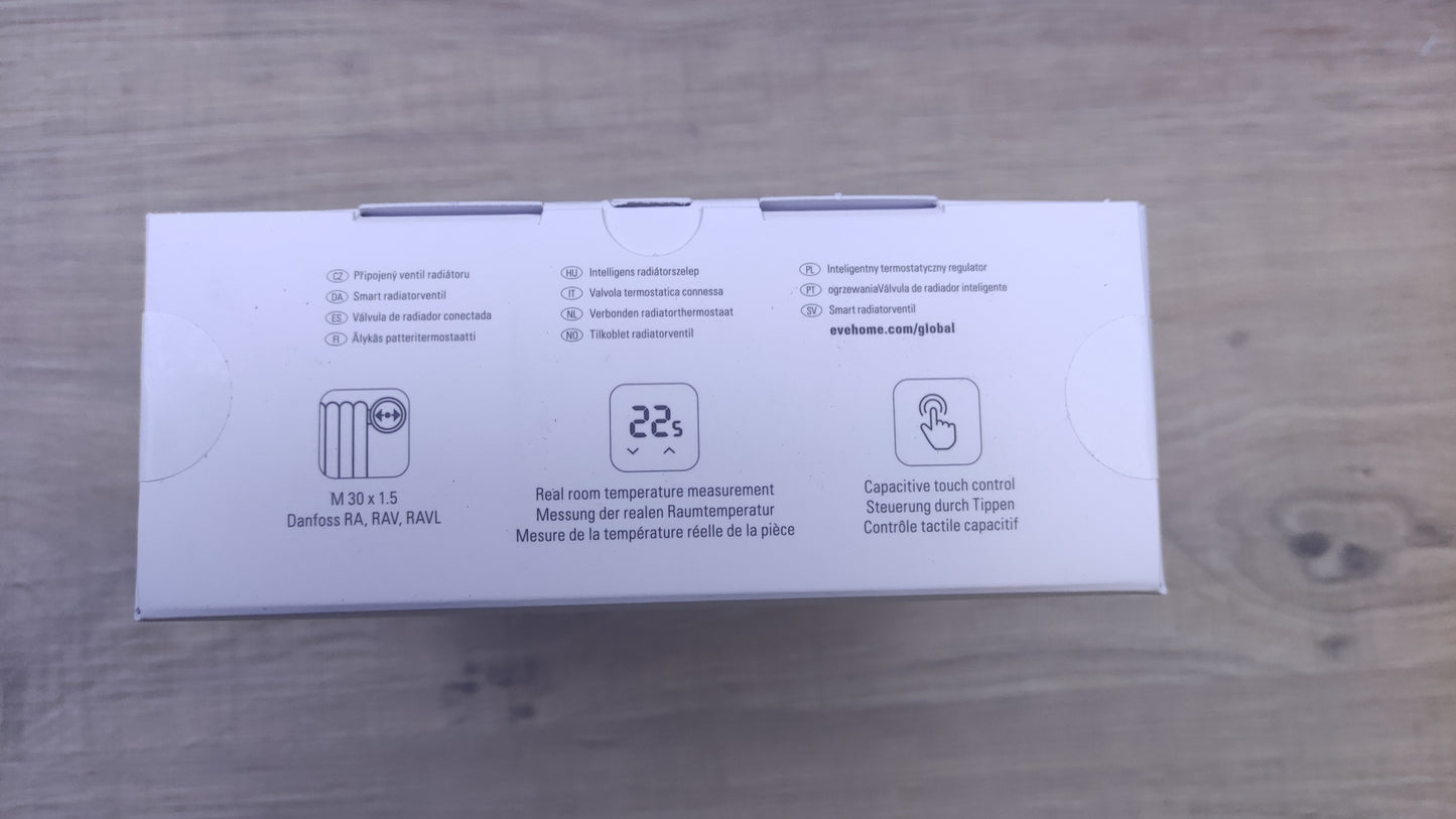 Eve Thermo (Matter) Smart Radiator Thermostat, LED Display, I32526