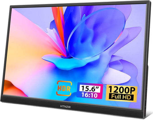 HTNZIR Portable Monitor 16" (HD-160) WUXGA 1920x1200 IPS HDR USB-C HDMI Audio