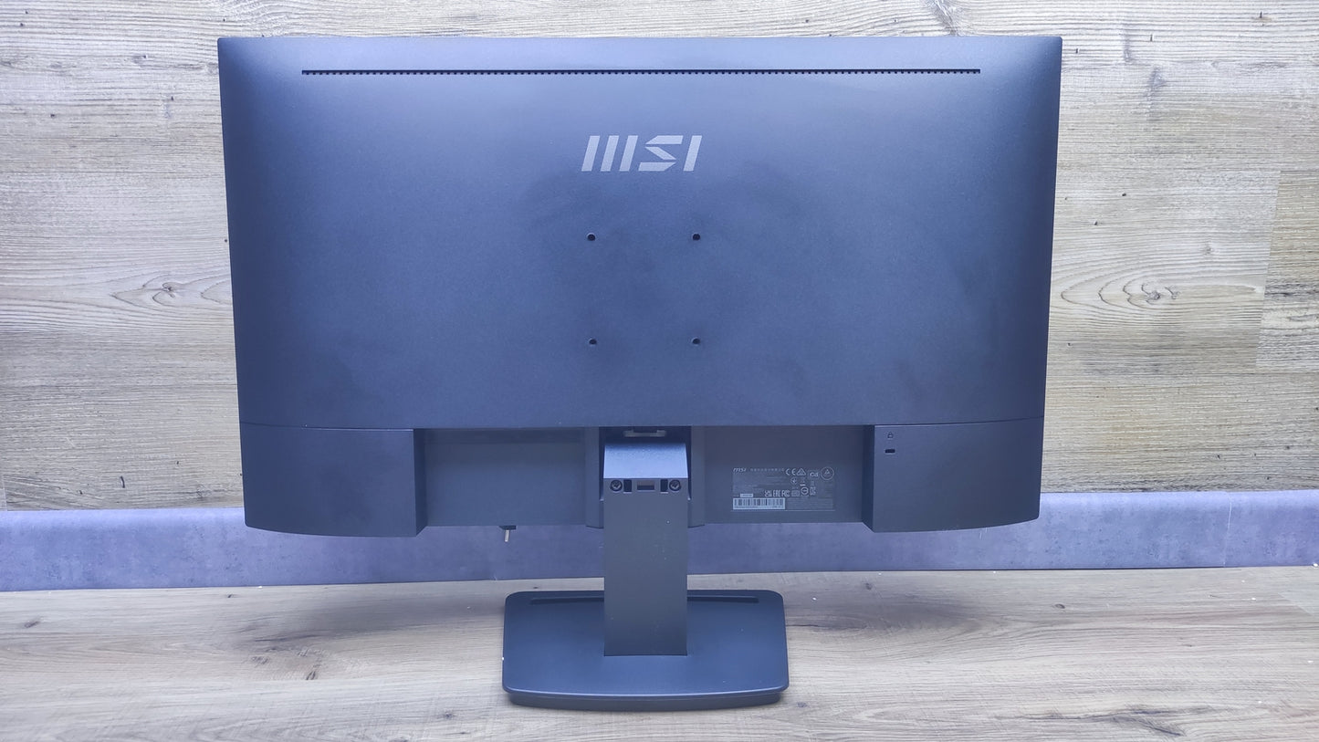 MSI PRO MP273A Monitor 27" FHD 1920x1080 VGA HDMI DP Adaptive Sync 100Hz 1ms