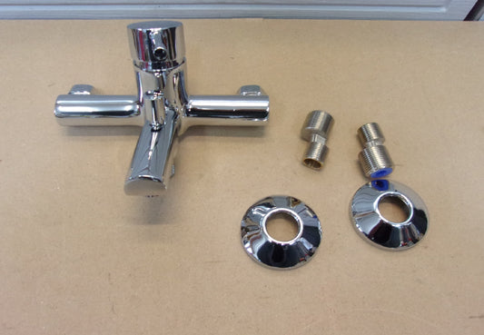 Cornat Bade-Einhebelarmatur "Calo" Hochwertiger Messingkörper, verchromt, I03929