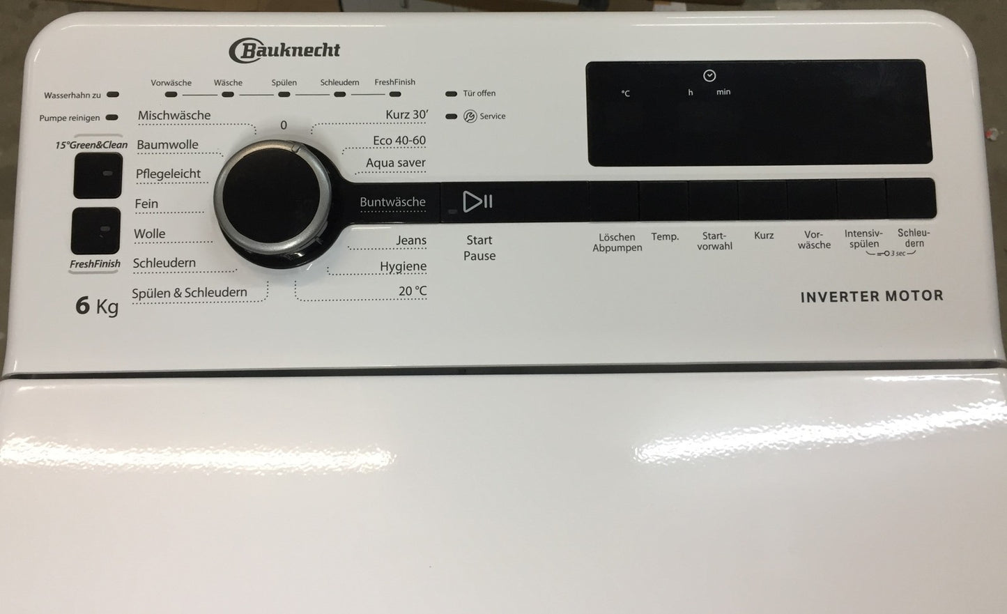 Bauknecht WMT Pro Eco 62V A Waschmaschine, 6 kg, EEK:A, I34413