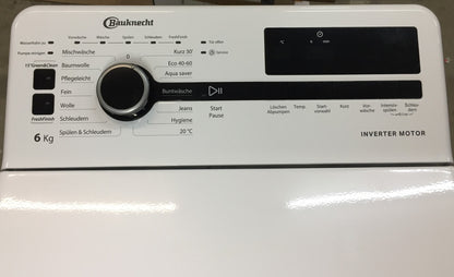 Bauknecht WMT Pro Eco 62V A Waschmaschine, 6 kg, EEK:A, I34413