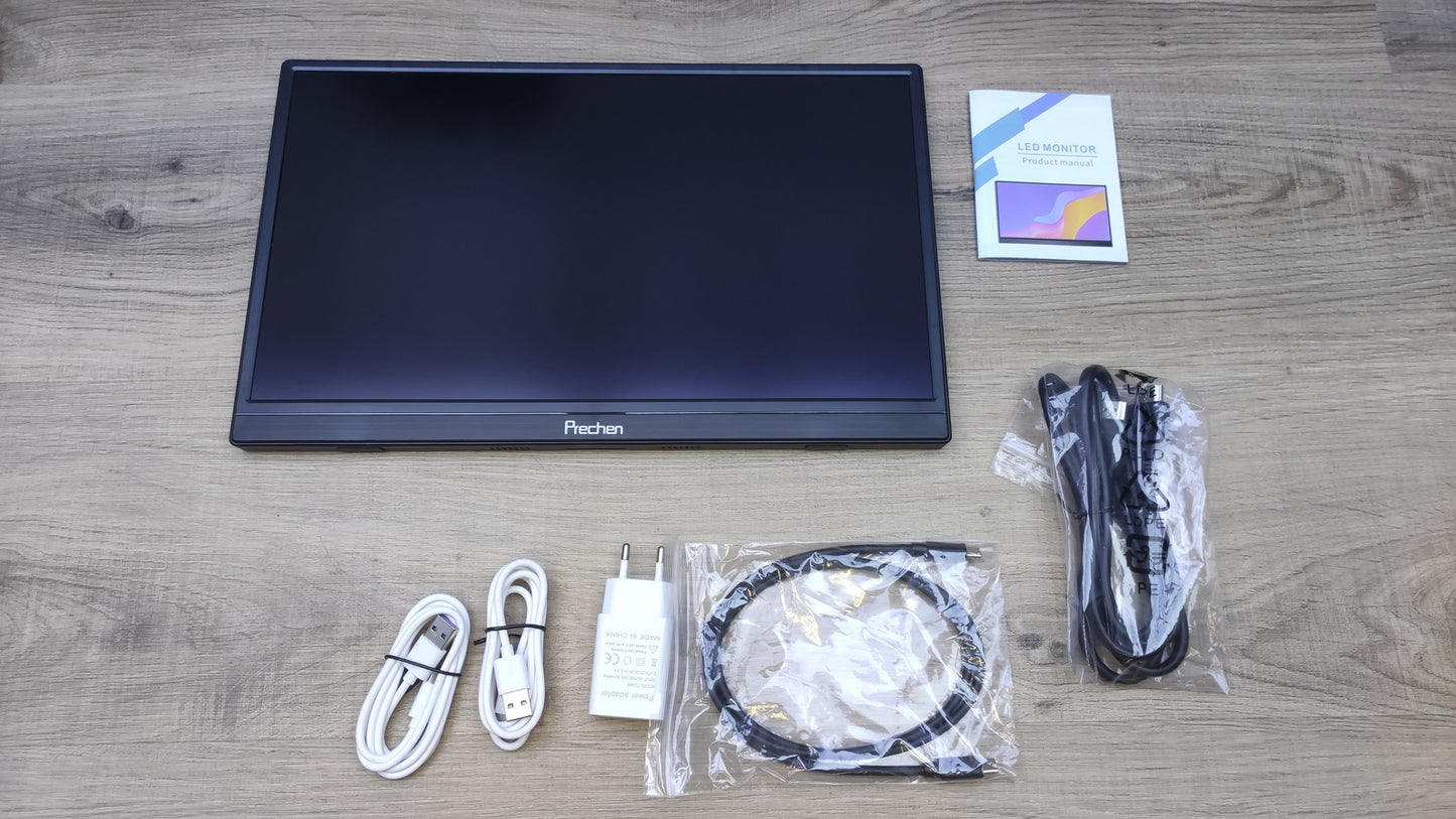Prechen Tragbarer Touch Monitor 15,6" (HD156) 1920x1080 USB-C HDMI Lautsprecher