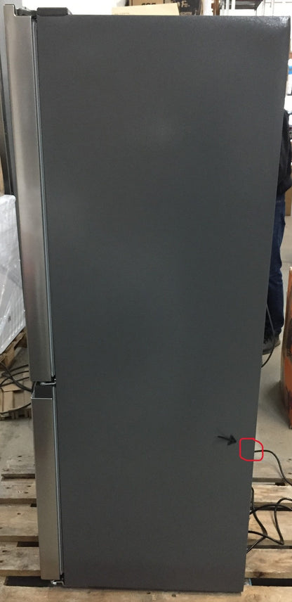 Bomann KG 320.2 Kühlschrank Gefrierfach Kühlgefrierkomb inox-look 175 L (732090)