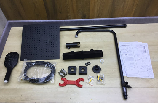 JOHO Regendusche Duschsystem Thermostat Duschset, I26978