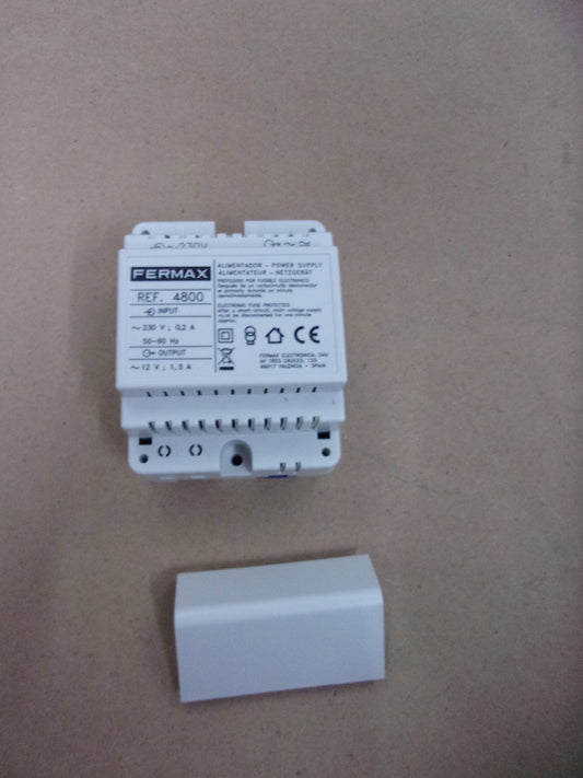 Fermax 4800 Netzgerät, DIN4, 230 VAC / 12 VAC, 1,5 A, 50 - 60 MHz, I05871