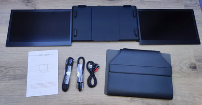 Teamgee Portable Triple Monitor Extender P2 PRO 13.3" FHD 1920x1080 IPS USB-C 