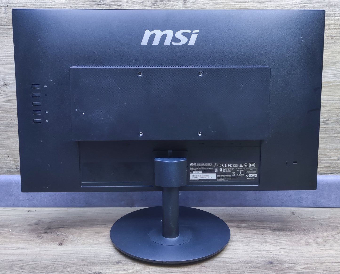 MSI Pro MP242 LED Monitor 23.8" FHD 1920x1080 IPS HDMI VGA 75Hz 5ms Lautsprecher