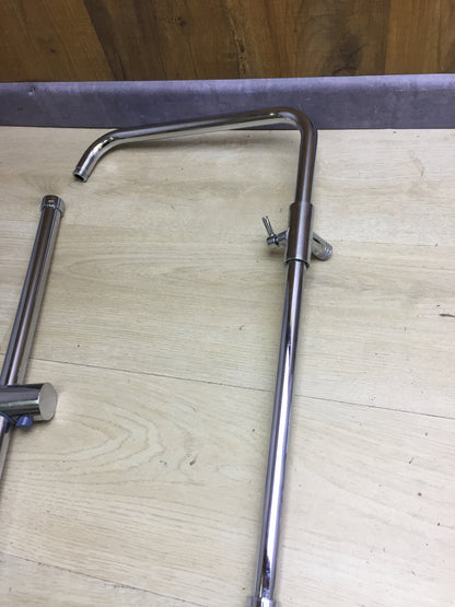 JOHO 304 Edelstahl Duschset mit Thermostat Duscharmatur Regendusche, I31757