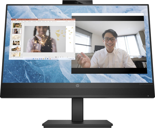 HP M24m Monitor 23.8" FHD 1920x1080 IPS DP HDMI USB-C 75Hz Webcam Microphone 