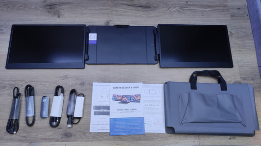 Kefeya S2 Portable Monitor Erweiterung für Laptop 14" 1920x1080 HDR HDMI USB-C