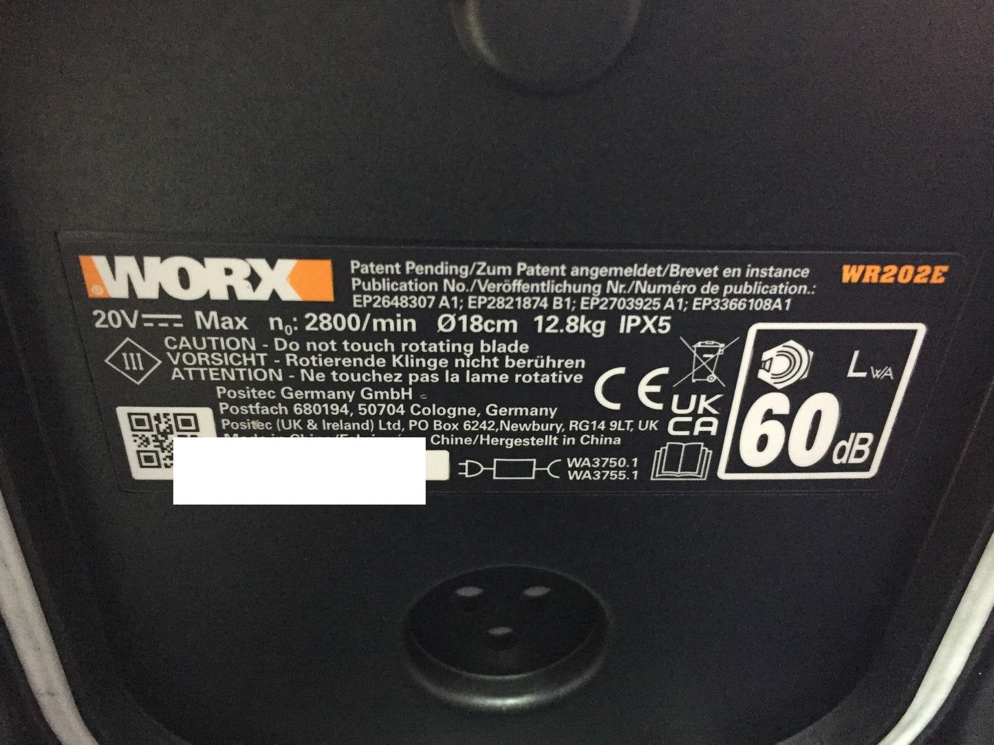 WORX Landroid Vision S250 Mähroboter WR202E, für Gärten bis 250m², I33681