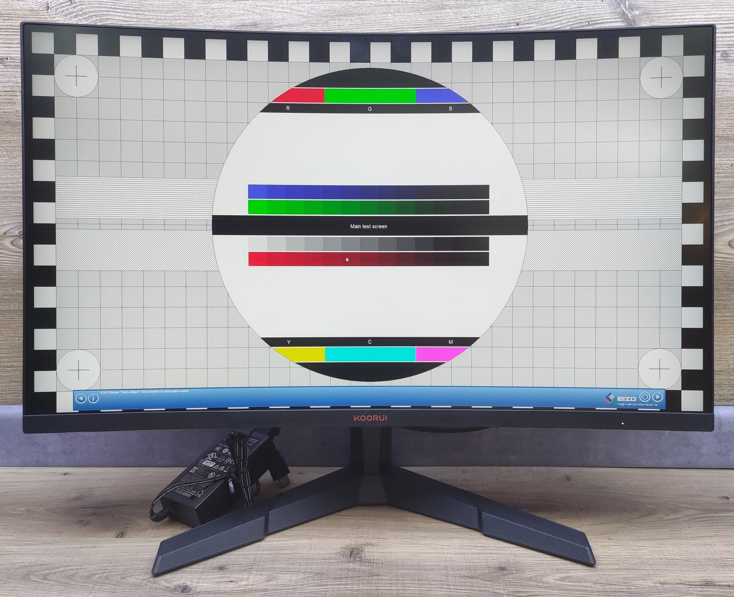 Koorui 27E6QC Gaming Monitor 27" QHD 2560x1440 HDMI DP AMD FreeSync 144Hz 1800R 