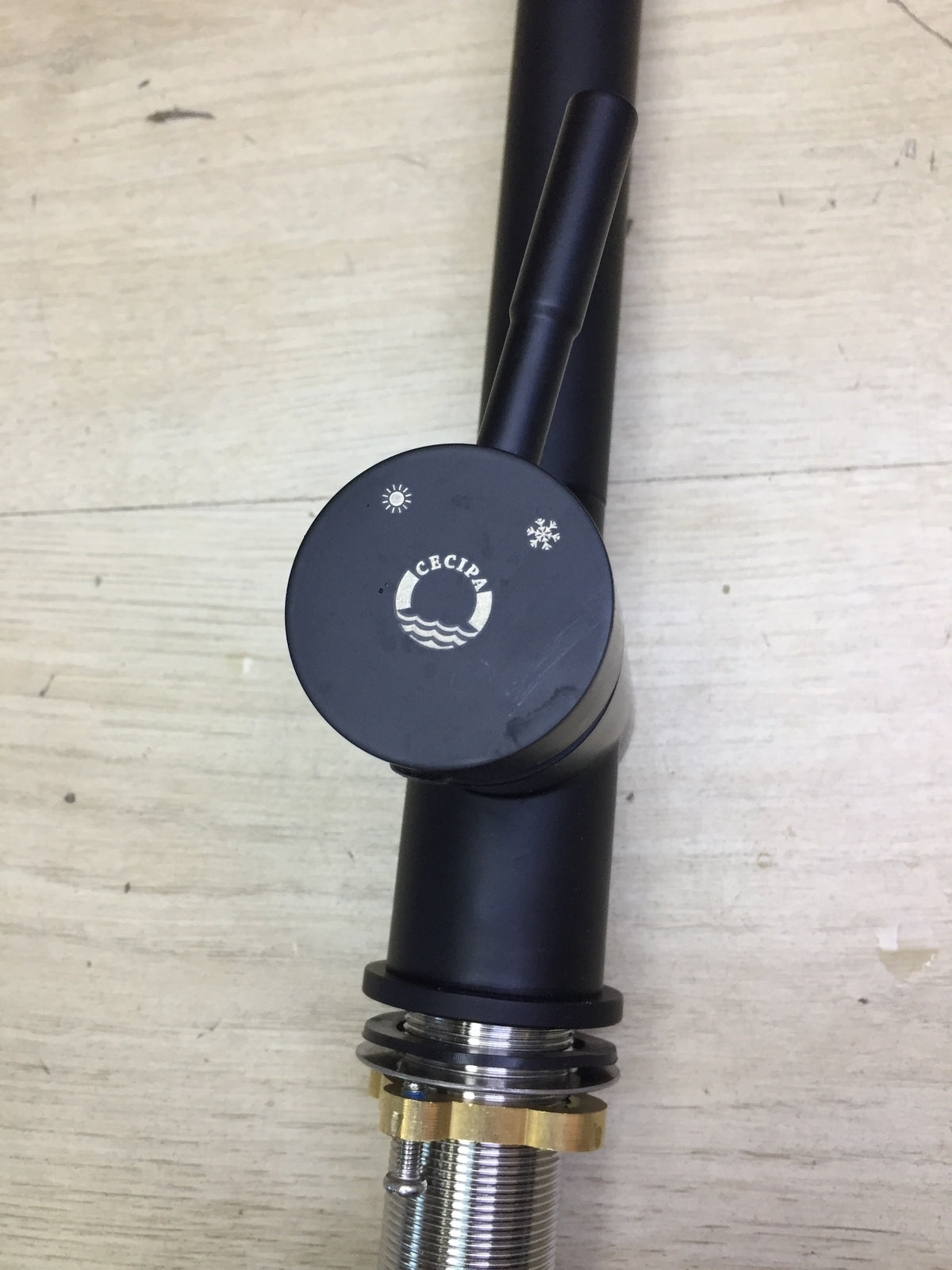 CECIPA X207B Wasserhahn Küche Schwarz Ausziehbar, I31716