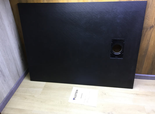 VILSTEIN Duschwanne 120x90 cm, Steinoptik, Flach, Antirutsch, I31765