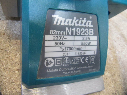 Makita N1923B Elektro-Hobel Falzhobel 82mm V07770