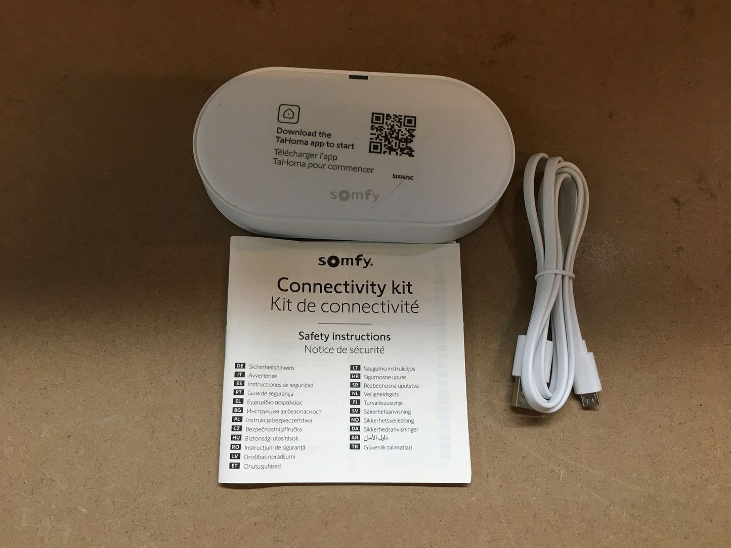 Somfy 1870755 TaHoma mini Connectivity Kit Steuerzentrale, I32841