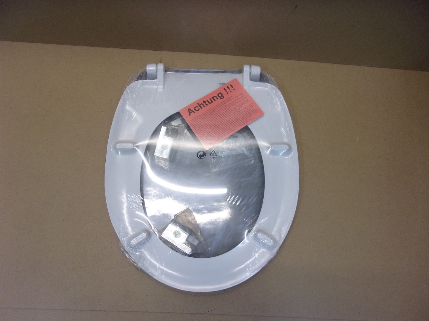 WENKO WC-Sitz Slate Rock, antibakteriell, mit Easy-Close Absenkautomatik, I06693