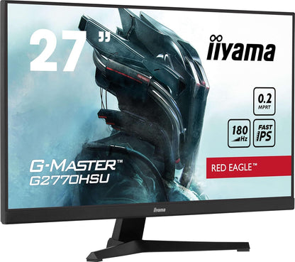 iiyama G-Master G2770HSU-B6 Monitor 27" 1920x1080 IPS Adaptive Sync 180Hz 0.2ms
