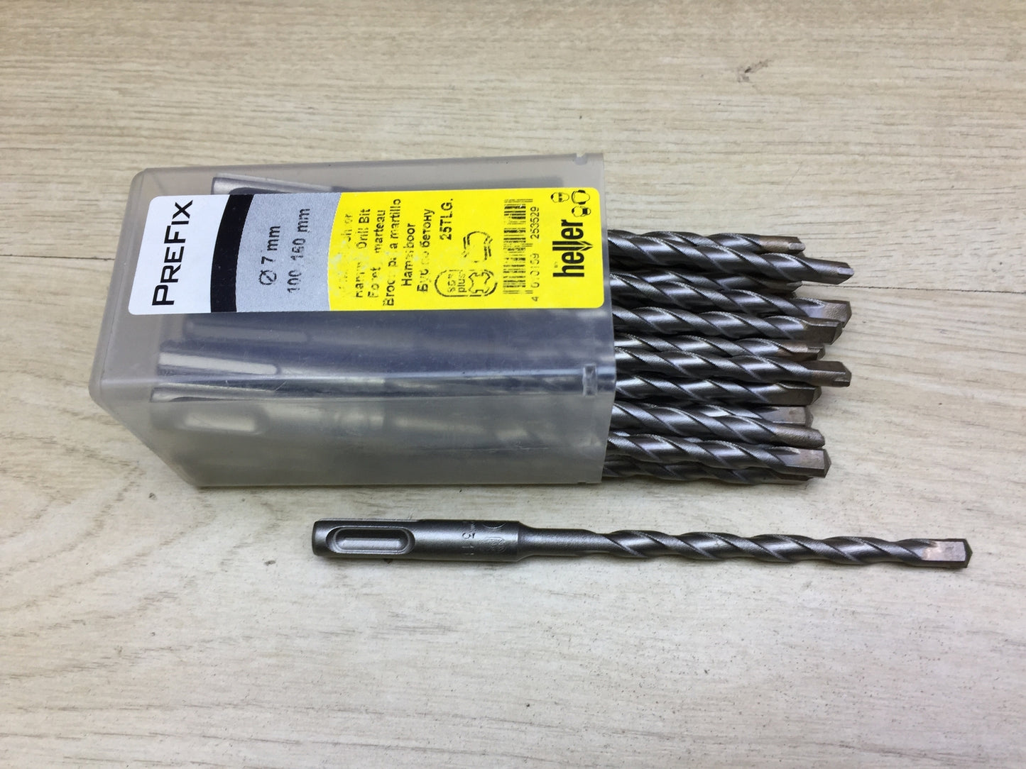 Heller SDS-Plus Hammerbohrer Ø 7,0 mm 100/160 mm 24 Stück I25486