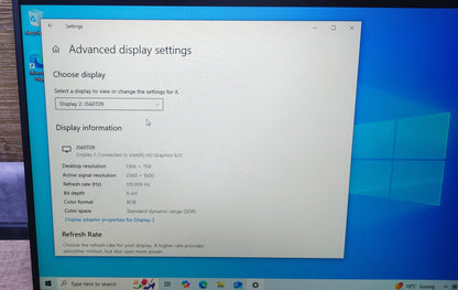 Uperfect Portable Monitor 16" QHD 2560x1600 IPS LCD HDR USB-C HDMI Speaker 