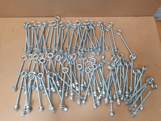 100 Stück Birkdale Ringschrauben 8 x 3/8" 200x9.5mm BZ I13094