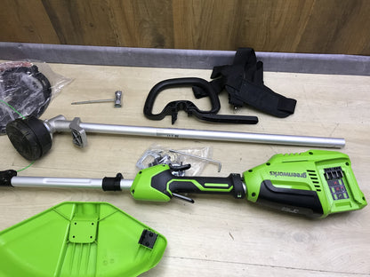 Greenworks GD24X2TX cordless lawn trimmer solo, 40 cm cutting width, I31926