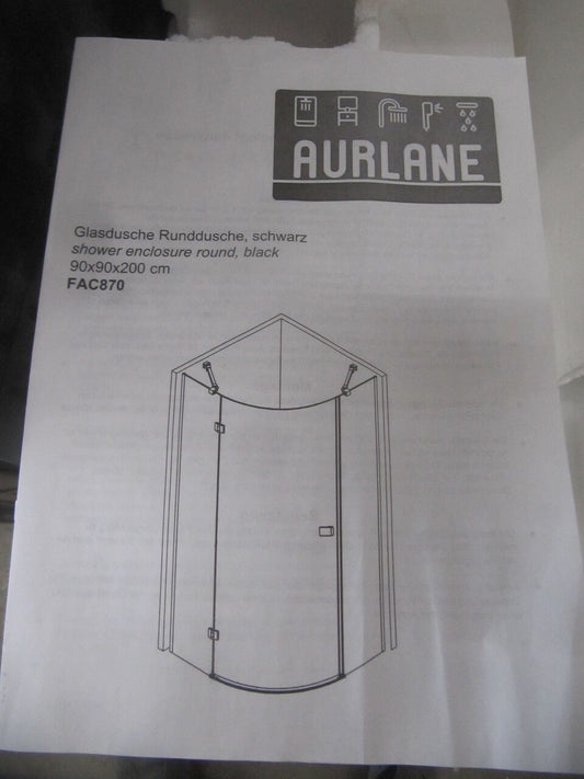 MARWELL FAC870 LOFT Glasdusche 90 x 90 x 200 cm, Y10270