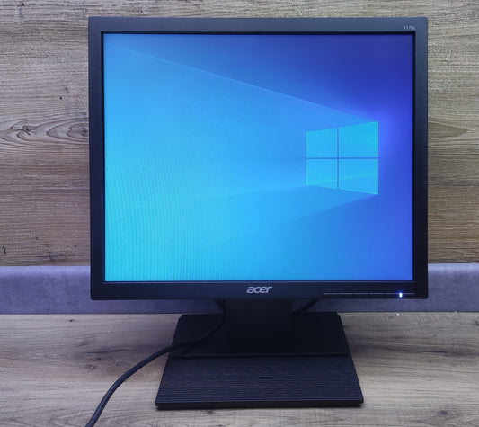 Acer V176Lbmd Monitor 17" SXGA 1280x1024 TN Panel VGA DVI 75Hz 5ms Speakers 