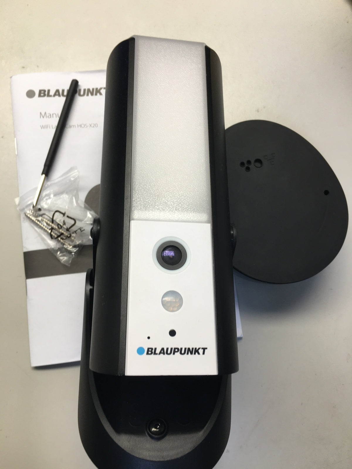 Blaupunkt Lampcam Hos-X20 - Full-HD Videoüberwachung mit LED-Leuchte, I03845