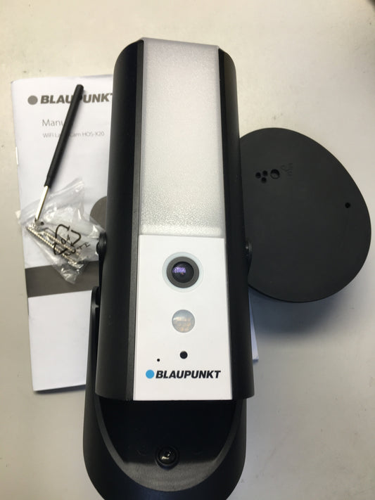 Blaupunkt Lampcam Hos-X20 - Full-HD Videoüberwachung mit LED-Leuchte, I03845