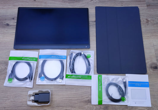 Uperfect Portable Touch Monitor 15.6" 1920x1080 HDMI USB-C 120Hz Speaker 