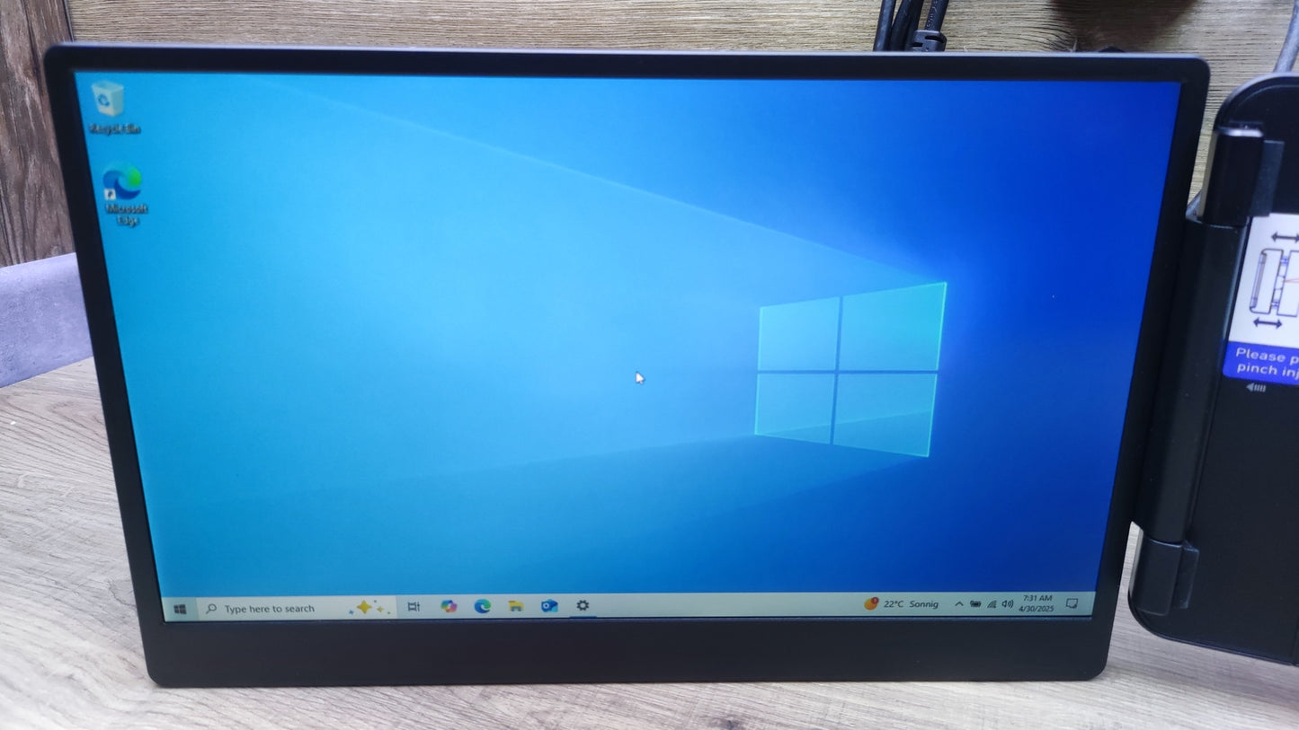 Kwumsy S2 Triple Monitor Extension for Laptop 14" FHD 1920x1080 USB-C HDMI