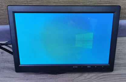 Camecho Monitor 10.1" TFT-LCD WSVGA 1024x600 HDMI VGA BNC AV-In USB Lautsprecher