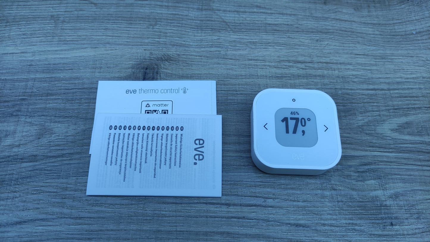 Eve Thermo Control (Matter) Temperatursensor und -regler 20ECK9901, I34472