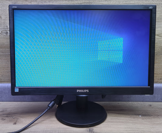 Philips 193V5LSB2/10 LED Monitor 18,5" 1366x768 VGA TN Panel 60Hz 5ms schwarz