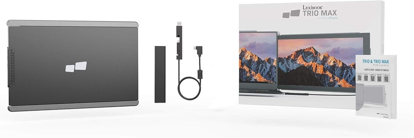 Lexibook Trio Max Portable Monitor Erweiterung für Laptop 14" 1920x1080 USB-C
