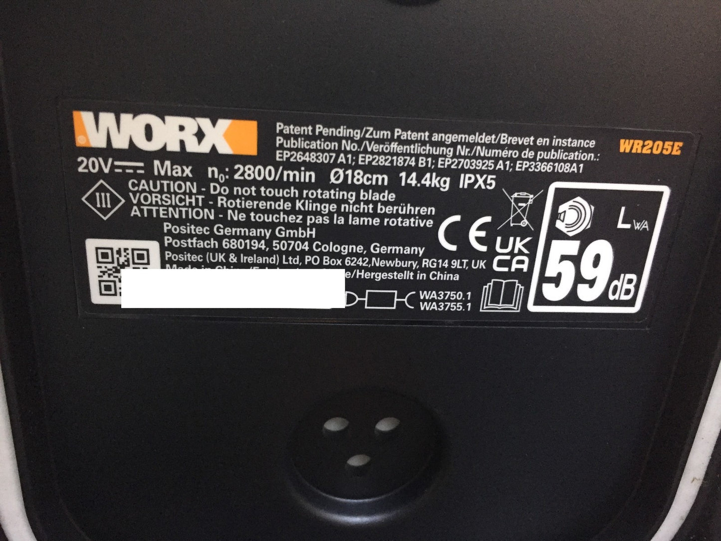 WORX Landroid Vision M550 Mähroboter WR205E für Gärten bis 550m², I33686
