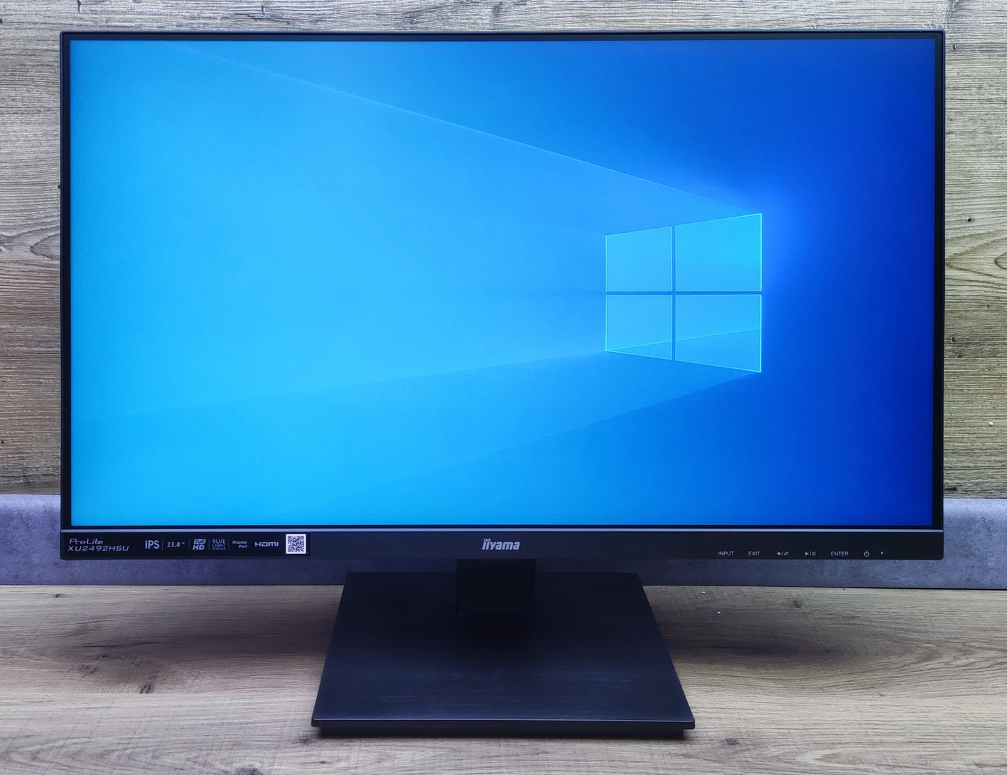 iiyama Prolite XU2492HSU-B1 Monitor 23,8" FHD 1920x1080 IPS VGA HDMI DP 60Hz 5ms