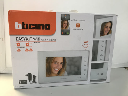 Bticino 335253 additional indoor unit, 7-inch display, I32187 
