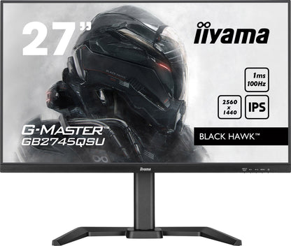 iiyama G-Master GB2745QSU-B1 Black Hawk Monitor 27" WQHD 2560x1440 AMD FreeSync 