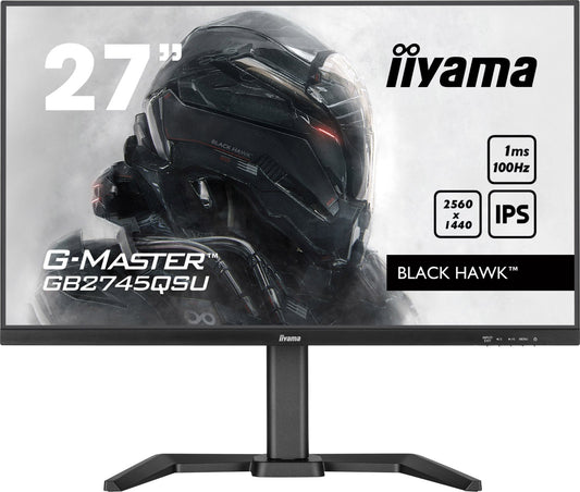 iiyama G-Master GB2745QSU-B1 Black Hawk Monitor 27" WQHD 2560x1440 AMD FreeSync 