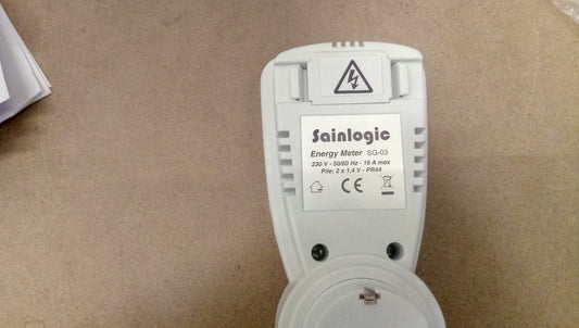 Sainlogic Strommessgerät mit großem LCD Bildschirm - Stromzähler,Rechnung V02179